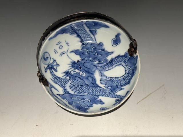 古玩陶瓷過墻龍真品鑒賞圖