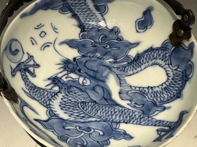 古玩陶瓷過墻龍真品鑒賞圖