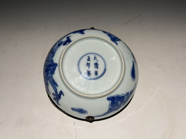 古玩陶瓷過墻龍真品鑒賞圖