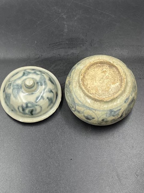 古玩陶瓷青花花卉紋小蓋罐拍賣,當前價格1388元
