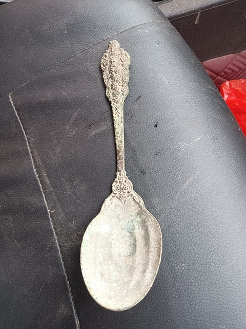 古玩銅器勺子真品鑒賞圖