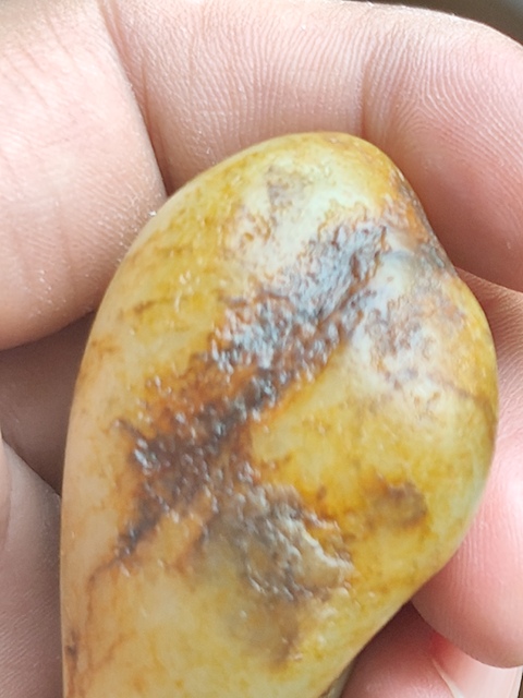 古玩玉器籽料原石真品鑒賞圖