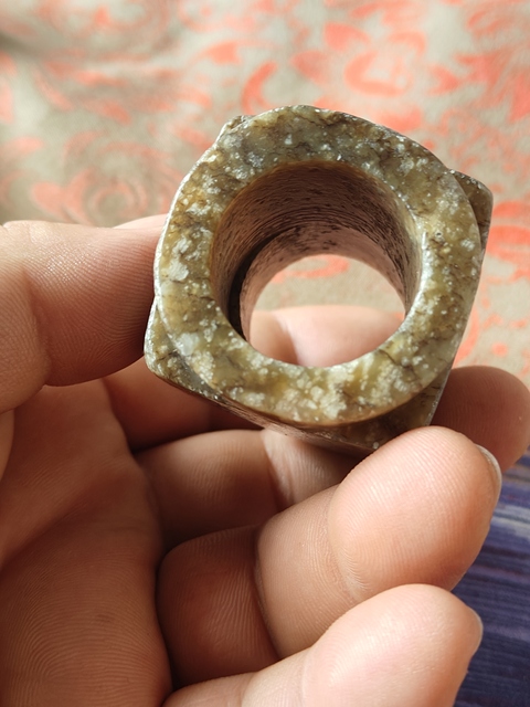 古玩玉器仿古玉琮真品鑒賞圖