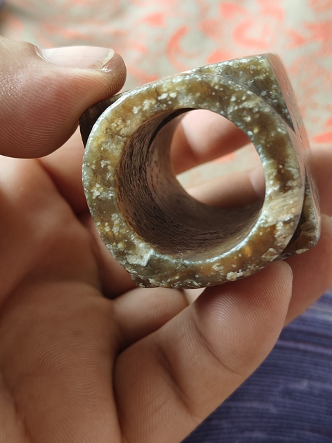 古玩玉器仿古玉琮真品鑒賞圖