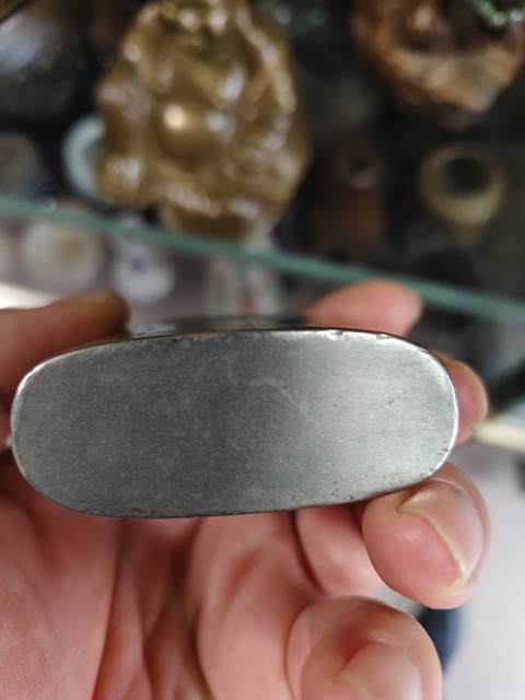 古玩銅器煙膏盒真品鑒賞圖