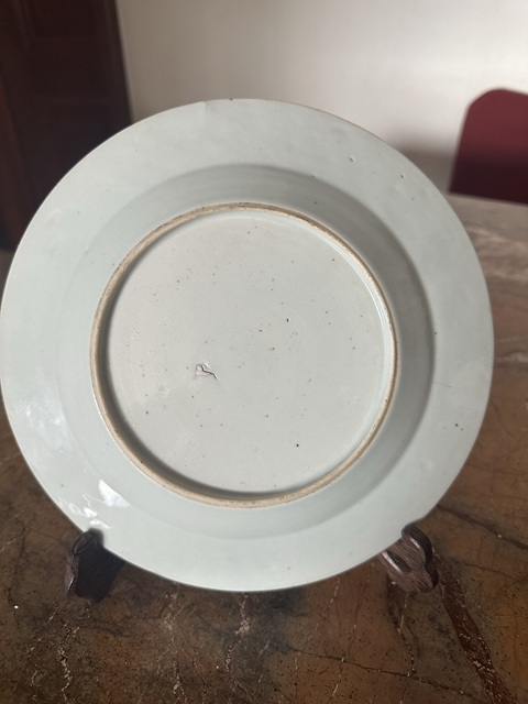 古玩陶瓷粉彩盤真品鑒賞圖
