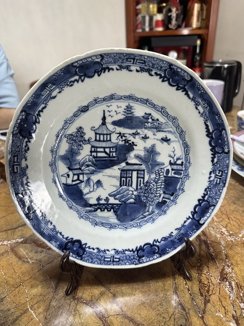 古玩陶瓷青花盤拍賣,當前價格2200元