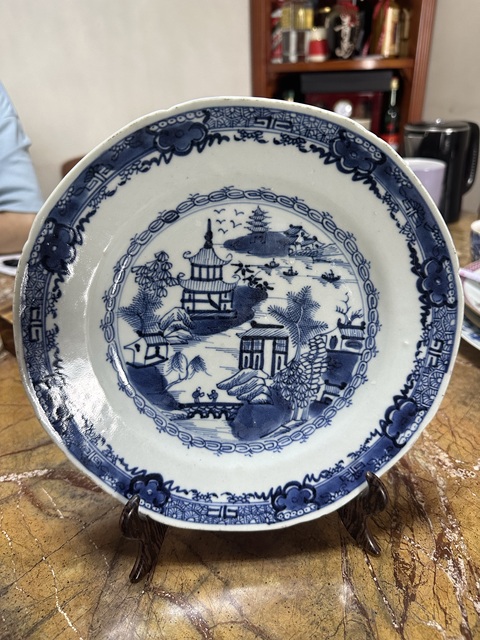 古玩陶瓷青花盤拍賣,當前價格2200元