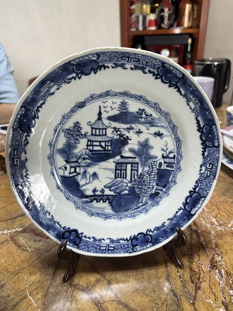 古玩陶瓷青花盤拍賣,當前價格2200元