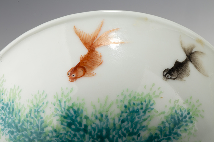 古玩陶瓷民國·粉彩魚藻紋碗
真品鑒賞圖