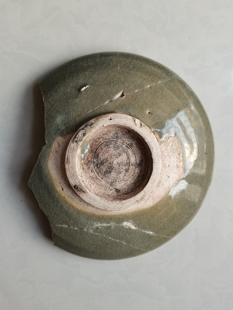 古玩陶瓷鈞窯青釉盤真品鑒賞圖