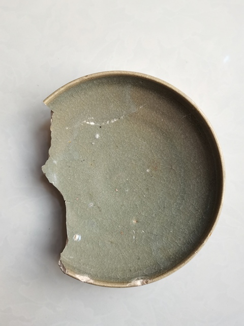 古玩陶瓷鈞窯青釉盤真品鑒賞圖