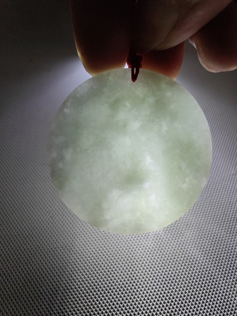 古玩玉器天然翡翠雕“虎牌”拍賣，當(dāng)前價格198元