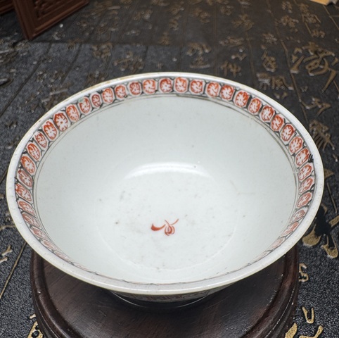 古玩陶瓷清乾隆·廣彩通景山水杯拍賣，當前價格2380元