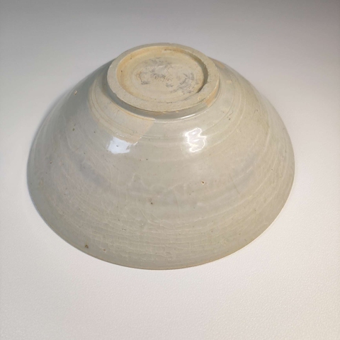 古玩陶瓷宋代青白釉六出筋斗笠碗拍賣,當前價格888元