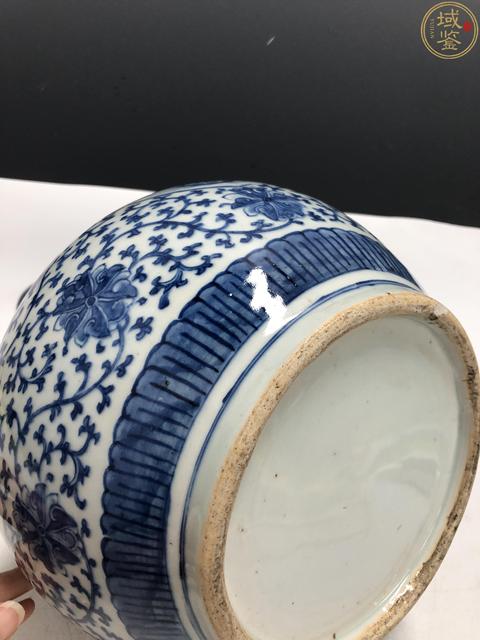 古玩陶瓷清中晚·青花開窗合和二仙人物花鳥紋長頸瓶拍賣,當前價格36000元