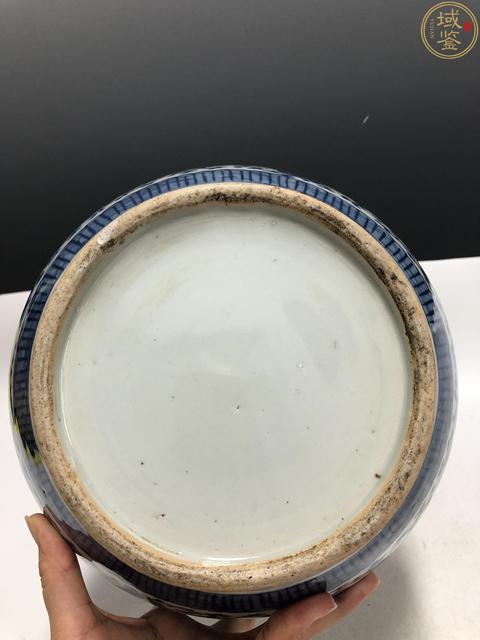 古玩陶瓷清中晚·青花開窗合和二仙人物花鳥紋長頸瓶拍賣,當前價格36000元