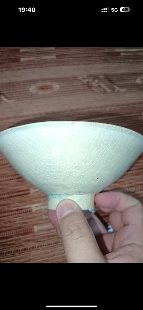 古玩陶瓷青白釉碗真品鑒賞圖