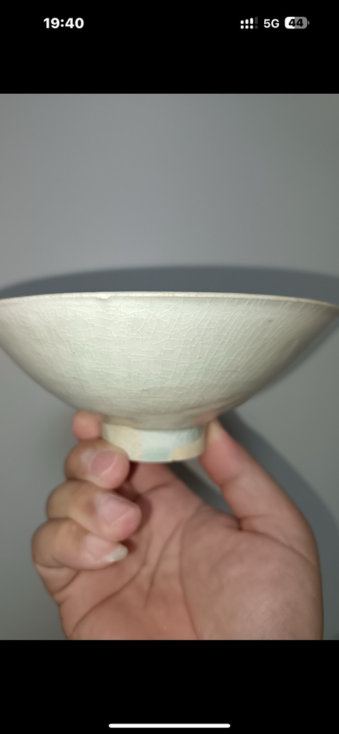 古玩陶瓷青白釉碗真品鑒賞圖