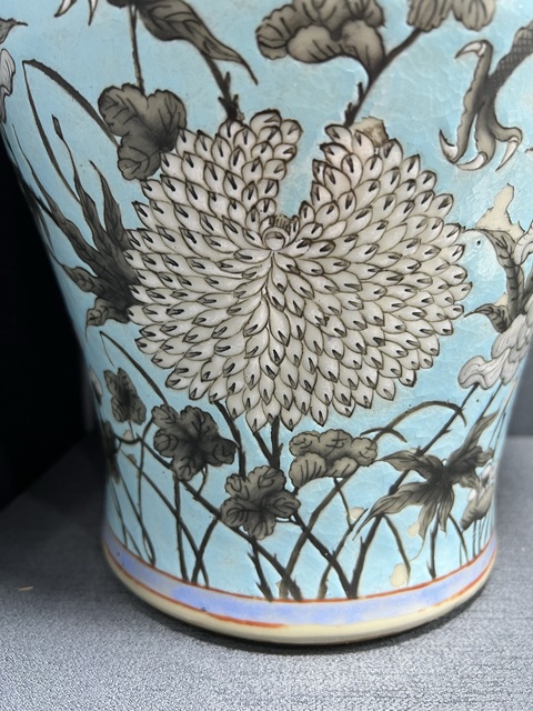 古玩陶瓷清末民初大雅齋風格龍紋蓋罐真品鑒賞圖