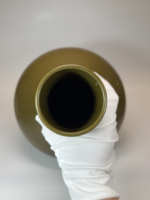 古玩陶瓷茶葉末荸薺瓶真品鑒賞圖