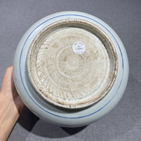 古玩陶瓷青花人物故事爐真品鑒賞圖