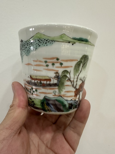 古玩陶瓷精品粉彩小缸拍賣,當前價格2888元