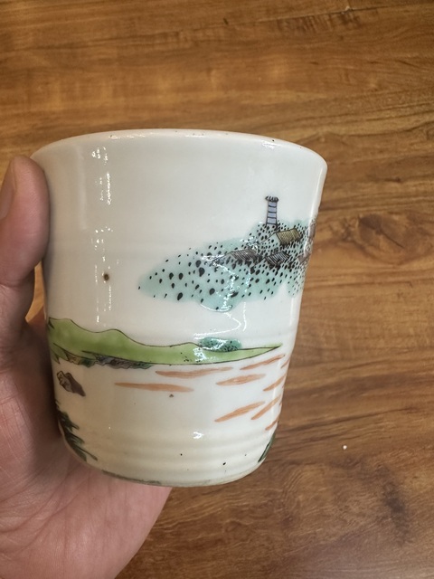 古玩陶瓷精品粉彩小缸拍賣,當前價格2888元