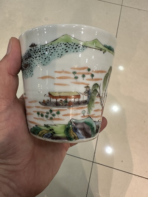 古玩陶瓷精品粉彩小缸拍賣,當前價格2888元