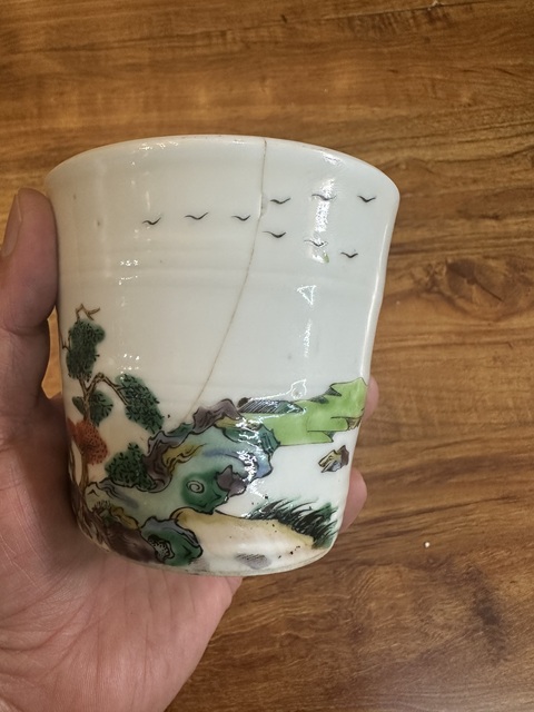 古玩陶瓷精品粉彩小缸拍賣,當前價格2888元