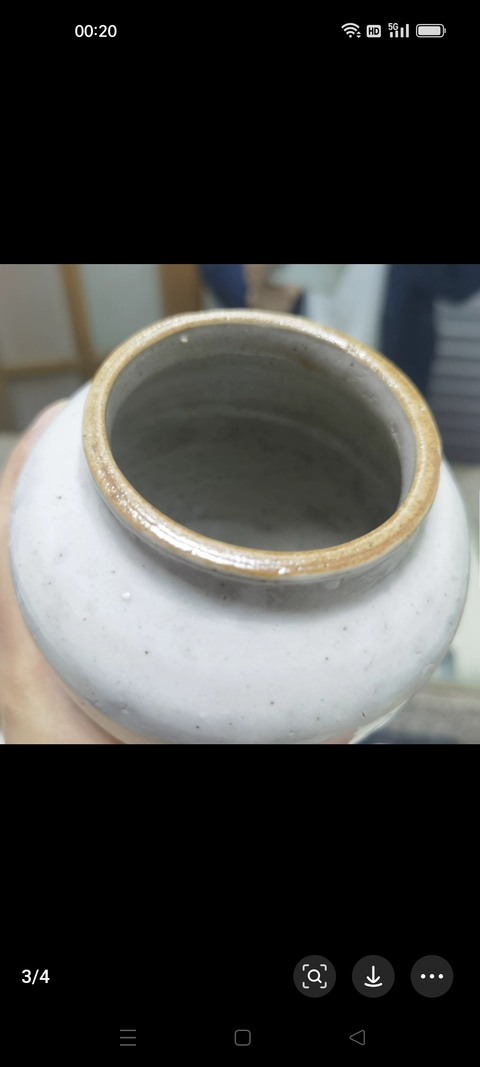 古玩陶瓷白釉罐真品鑒賞圖