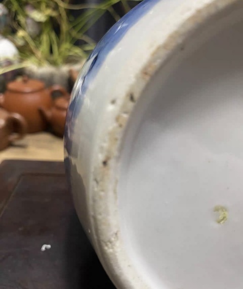 古玩陶瓷人物紋青花罐真品鑒賞圖