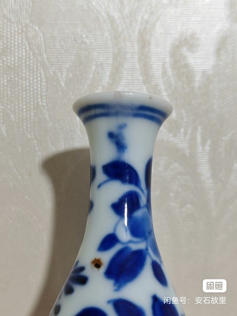 古玩陶瓷青花瓶真品鑒賞圖