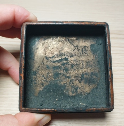 古玩銅器墨盒真品鑒賞圖