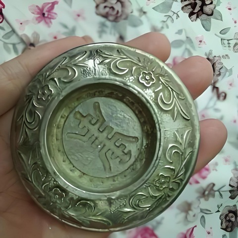 古玩雜項銀杯子真品鑒賞圖
