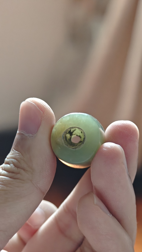 古玩玉器老玉管真品鑒賞圖