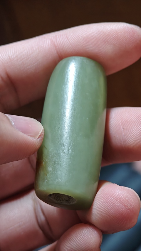 古玩玉器老玉管真品鑒賞圖