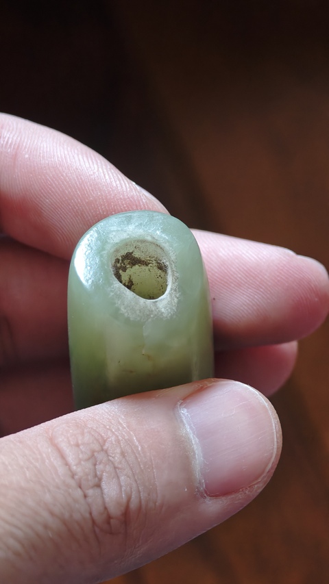 古玩玉器老玉管真品鑒賞圖