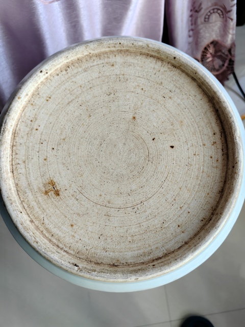 古玩陶瓷二龍戲珠青花圈足筒式爐真品鑒賞圖