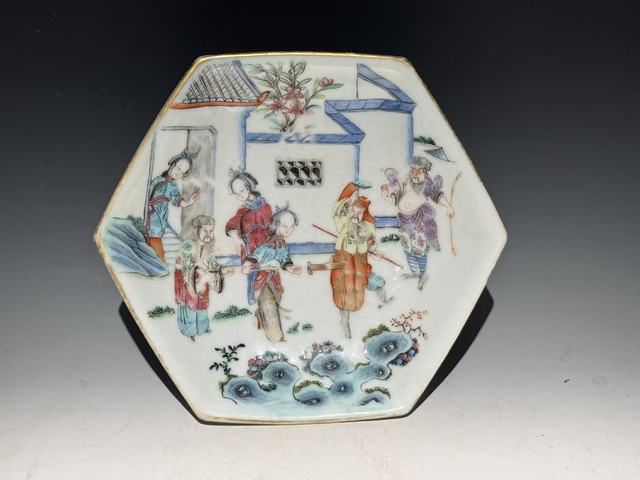古玩陶瓷供盤真品鑒賞圖