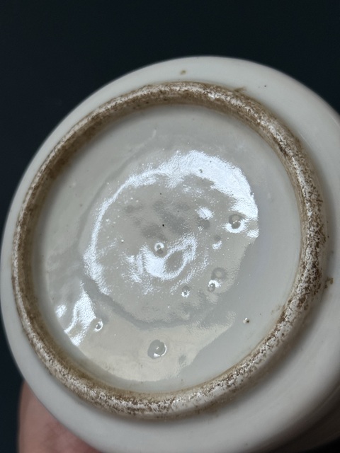 古玩陶瓷三星高照圖青花圈足筒式香爐真品鑒賞圖