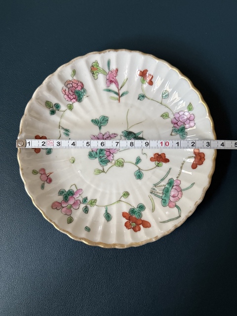 古玩陶瓷飛黃騰達粉彩盤真品鑒賞圖