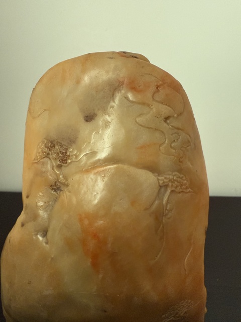 古玩玉器壽山石山子擺件真品鑒賞圖