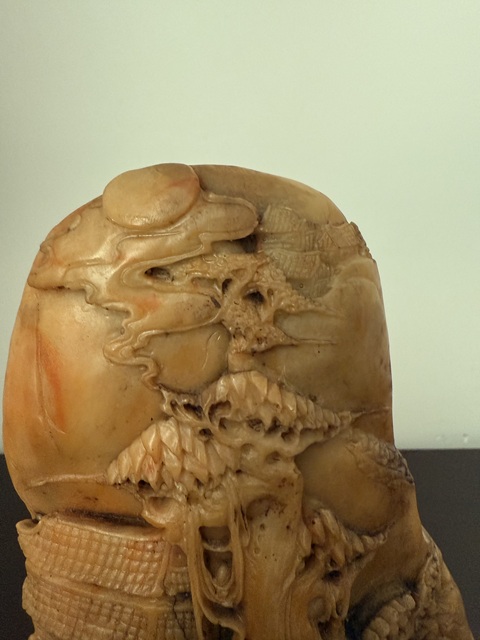 古玩玉器壽山石山子擺件真品鑒賞圖