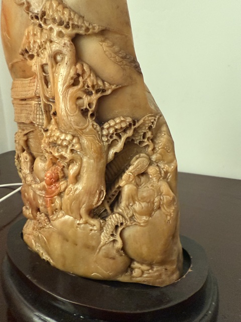 古玩玉器壽山石山子擺件真品鑒賞圖