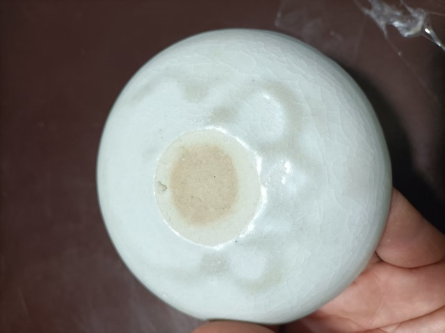 古玩陶瓷青白釉刻花盤真品鑒賞圖