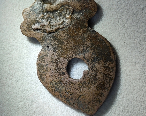 古玩銅器支把扎真品鑒賞圖