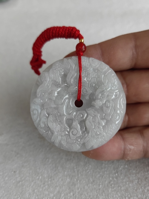 古玩玉器天然翡翠“龍牌”真品鑒賞圖