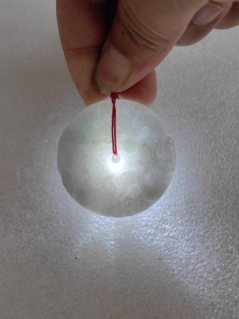 古玩玉器天然翡翠“龍牌”真品鑒賞圖