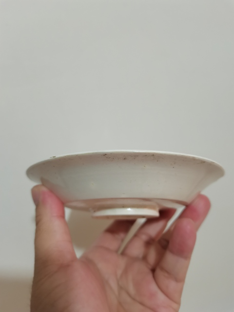 古玩陶瓷定窯白瓷折腰盤拍賣,當前價格0元